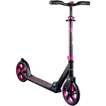 Aluminium step Pro 215 mm (zwart/roze)