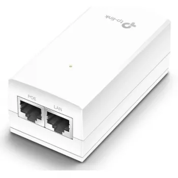 TP-Link 24V passieve PoE-adapter, Gigabit Ethernet, 10,100,1000 Mbit/s, 10/100/1000, Cat3, Cat4, Cat5, Cat5e, Cat6, wit, 100 m