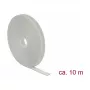 DeLOCK klittenband grijs 13 mm 10 m 1 stuk