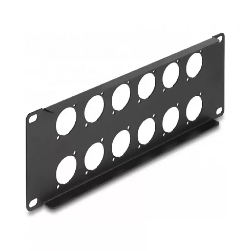 DeLOCK patchpanel-accessoire 88054 rackmontage 2U zwart