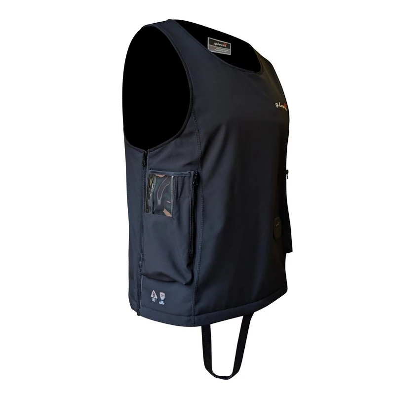 Glovii GMV2M verwarmd watersportvest zwart maat M