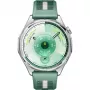 Huawei WATCH GT 6 46 mm slim horloge, 1,47" AMOLED 466 x 466, touchscreen, gps, 64 GB, roestvrijstalen kast, groene geweven band