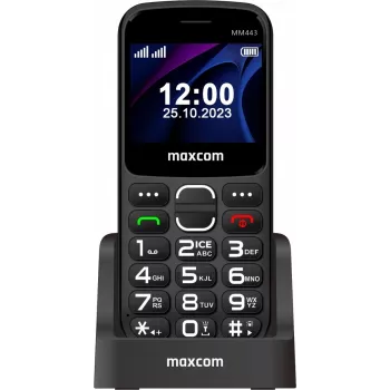 Maxcom Comfort MM443 senioren mobiele telefoon zwart/zwart