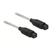 FireWire-kabel DeLOCK FireWire B/B 1,0 m grijs