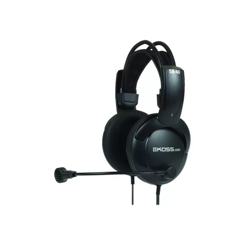 Koss SB40 hoofdtelefoon/headset bedrade hoofdband telefoneren/muziek zwart