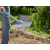 Gardena 17012-20 – drainageschep – staal – zwart – D-vormig – monochroom