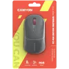 Canyon MW-22 2in1 RGB draadloze muis - grijs - Bluetooth/RF - 1.600 dpi - oplaadbaar