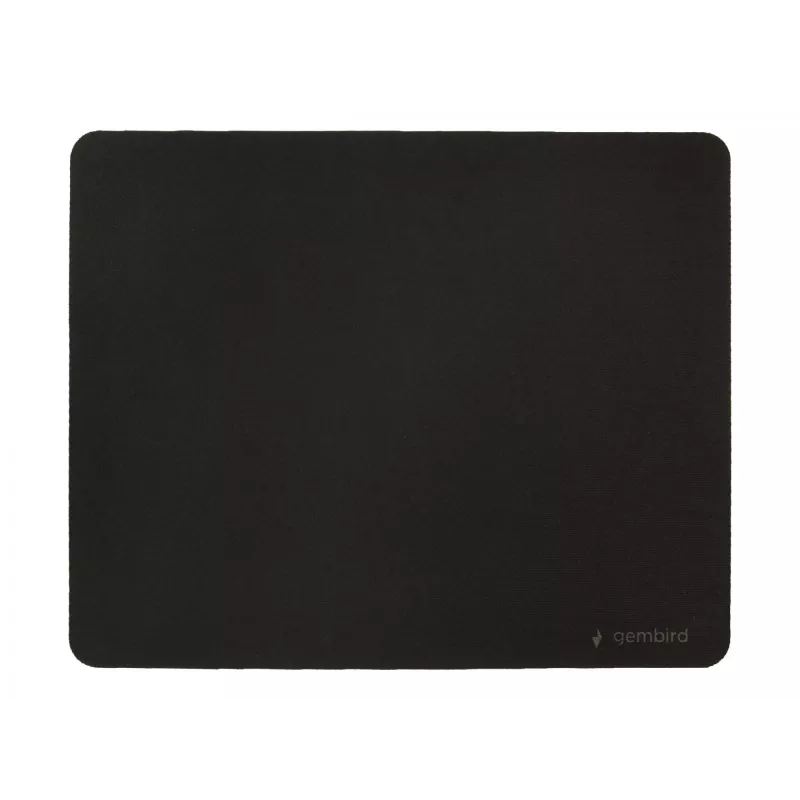 Gembird MP-S-BK muismat, stof/SBR-rubber, 220 x 180 mm, zwart