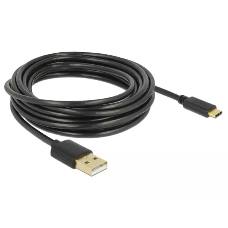 USB-kabel DeLOCK 83669 USB 2.0 4 m USB-A USB-C zwart
