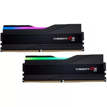 DIMM 64 GB DDR5-6400 (2x 32 GB) dual-kit, werkgeheugen zwart, F5-6400J3239G32GX2-TZ5RK, Trident Z5 RGB, INTEL XMP