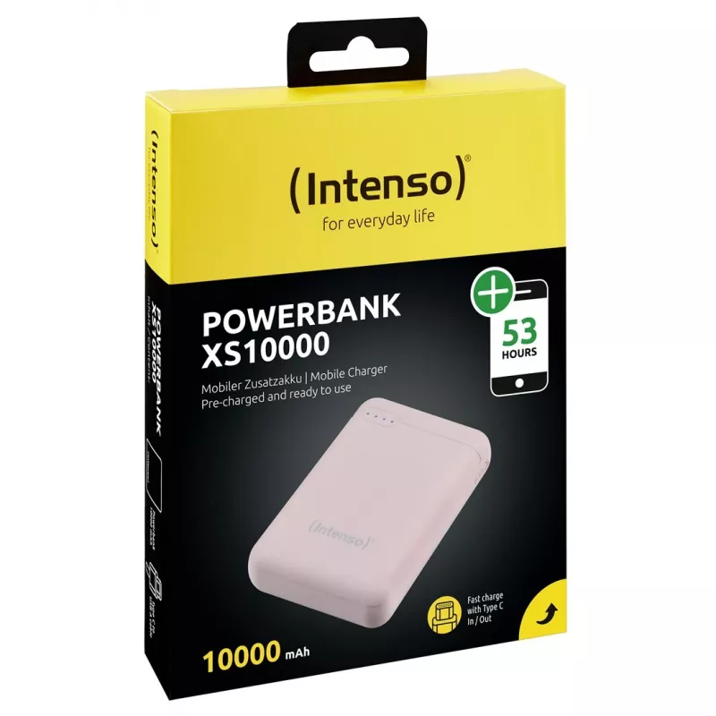 Intenso XS10000 lithium-polymeer (LiPo) 10000 mAh roze