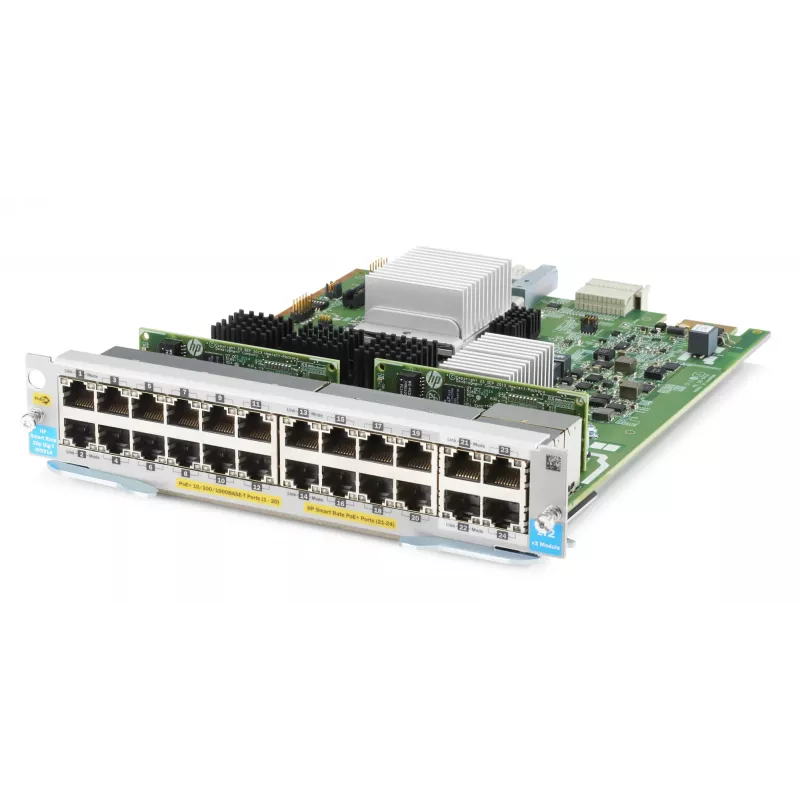 HPE - Aruba Series - uitbreidingsmodule - Gigabit Ethernet (PoE+) x 20 + 1/2.5/5/10GBase-T (PoE+) x 4