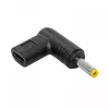 Akyga AK-ND-C04 oplaadadapter USB-C naar DC 4,0 x 1,7 mm voor notebooks, 18,5-20 V, 100 W, voor Lenovo