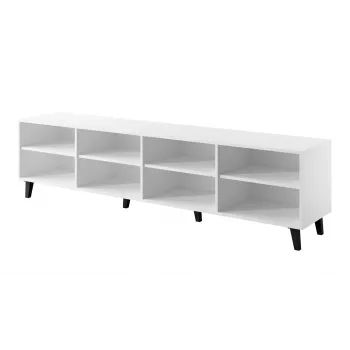 TV-meubel cama meble ASTI 200×42×52 cm wit mat