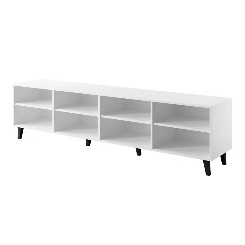 TV-meubel cama meble ASTI 200×42×52 cm wit mat