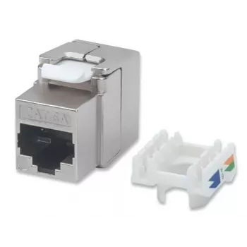 IC Intracom Intellinet - Keystone-bus - RJ-45 (W) - FTP - CAT 6a - Keystone-bus - zilver (771986)