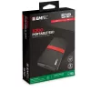 SSD Emtec 512GB USB Type-C 3.2 Gen 1 zwart rood X200