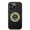 Karl Lagerfeld soft cover silicone RSG zwart voor Apple iPhone 14 Pro KLHCP14LSRSGRCK