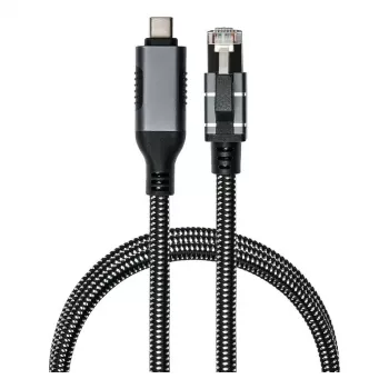 Good Connections ethernetkabel USB-C RJ45, antraciet, 5,0 m