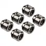 EK Water Blocks EK-Quantum Torque HDC 12 fitting 6-pack, G1/4, zilver