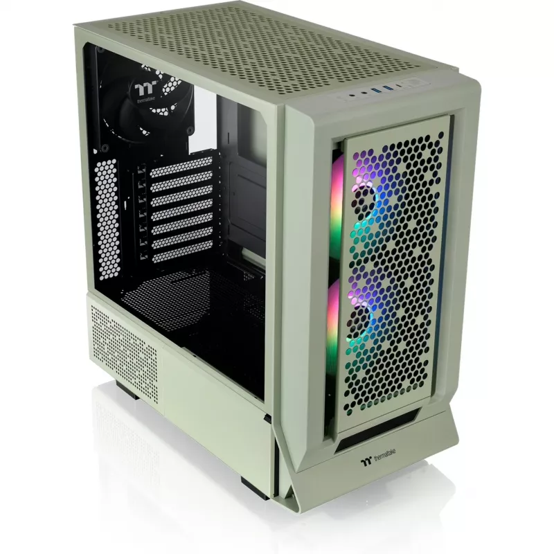 Ceres 350 MX, Tower-behuizing Lichtgroen, gehard glas x 2