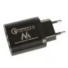 USB-wandlader MACLEAN MCE479B — 3x USB-aansluitingen, 18W totaalvermogen, compact