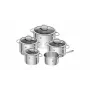 ZWILLING Essence 5-delige RVS kookgerei-set met glazen deksels