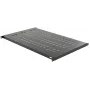 Rackplank LOGON RAS110BL, zwart, draagvermogen 50 kg, 19 inch