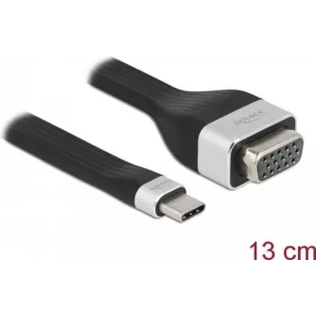 FPC-flatcable DeLOCK USB Type-C naar VGA 86730