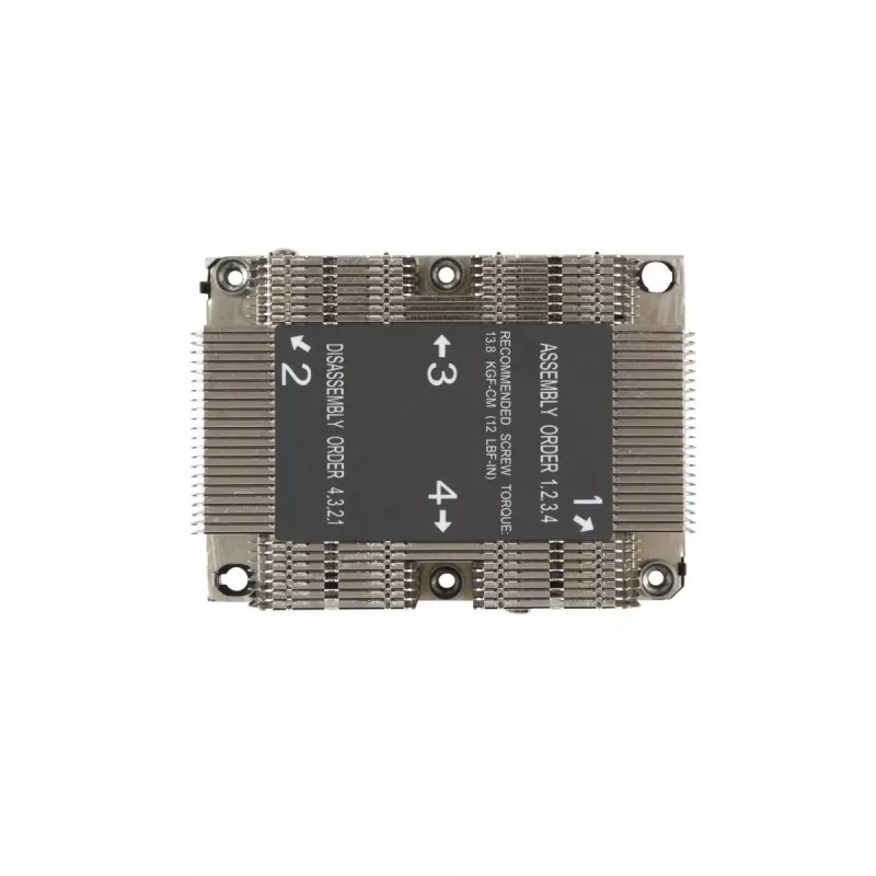 Super Micro Supermicro - processorkoeler - (voor: socket P) - 2U - voor SUPERMICRO X11SPW-CTF, X11SPW-TF (SNK-P0068PS)