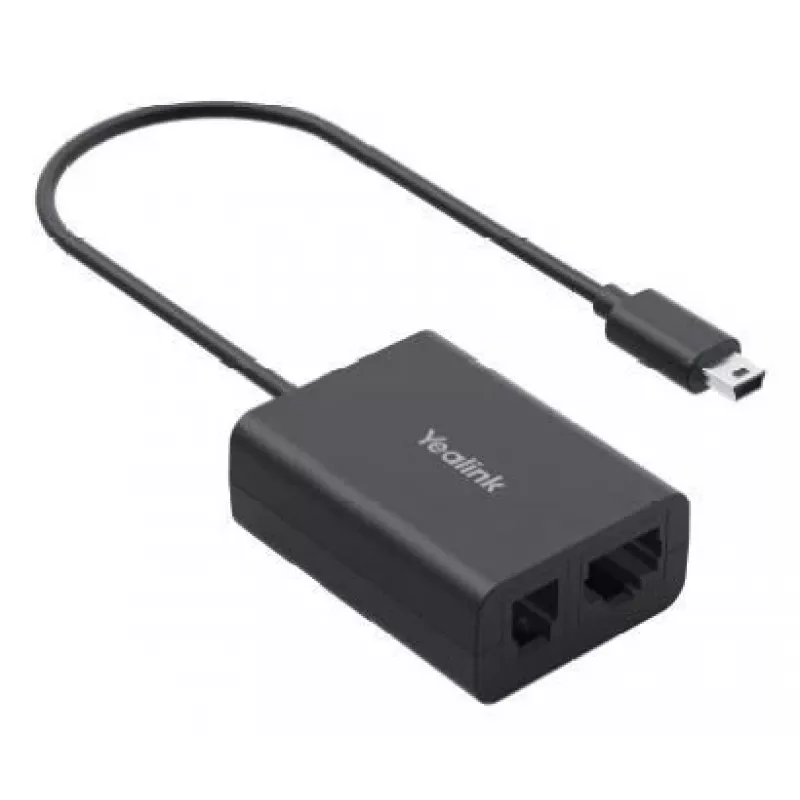 EHS-adapter Yealink EHS62 — headset/hoofdtelefoon-accessoire, zwart