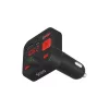 SAVIO FM-zender, Bluetooth 5.3, QC 3.0-oplader, LED-display, bass boost, TR-15, zwart