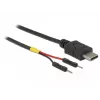 DeLOCK 85418 USB-C-voedingskabel naar 2x pinheader, 0,1 m