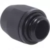 Fitting Alphacool 17638 aluminium messing zwart 1,8 cm 2,4 cm