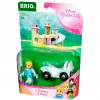 Accessoire/modelbouwpakket Ravensburger BRIO Disney Princess Cinderella & Wagen, blauw/wit, vanaf 3 jaar