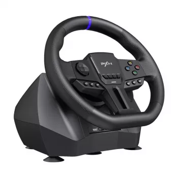 Gaming-stuurwiel PXN PXN-V900 Gen2 met instelbare gevoeligheid en vibratiefeedback