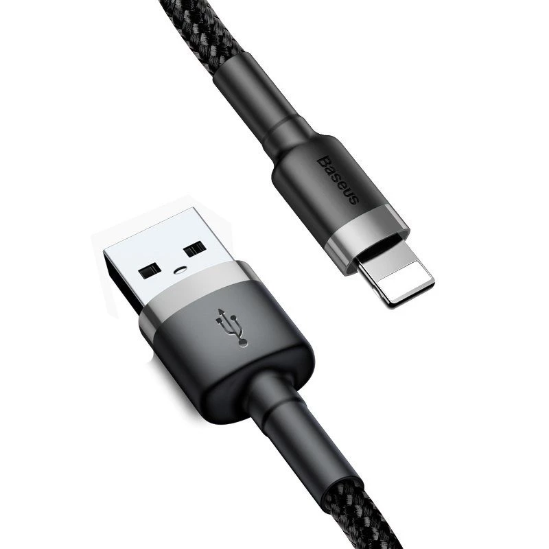 Baseus Cafule USB Lightning kabel 2A 3m (zwart+grijs)