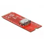 M.2 Key M naar 1 x OCuLink SFF-8612-converter DeLOCK 64106