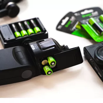 Oplaadbare accu Green Cell GR01 AA NiMH 1,2 V 2600 mAh, 4 stuks, groen