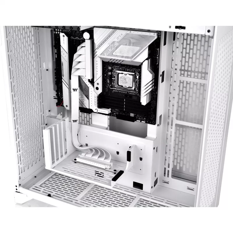 Thermaltake PCI-E 4.0 Dual 90 Degree riserkabel, 40 cm, wit (AC-077-CO6OTN-C1)