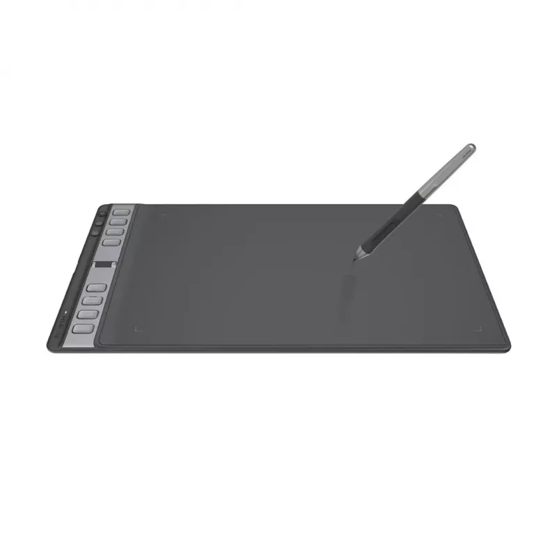 Huion Inspiroy 2L H1061P tekentablet, 266,7 x 166,7 mm (10,5 x 6,56 inch) actief gebied, 8192 drukniveaus, zwart