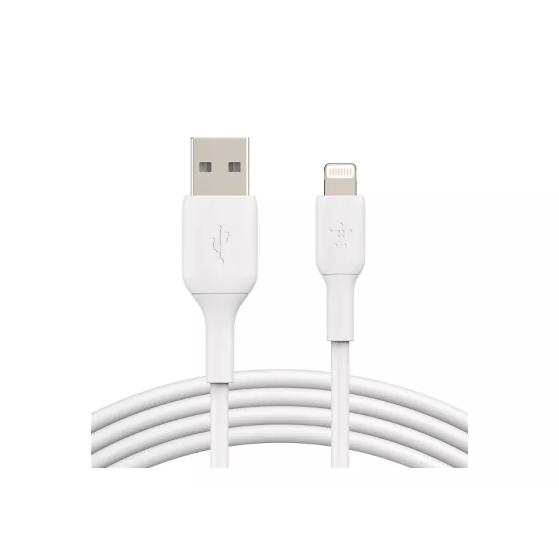 Belkin PVC USB-A naar Lightning 2m wit