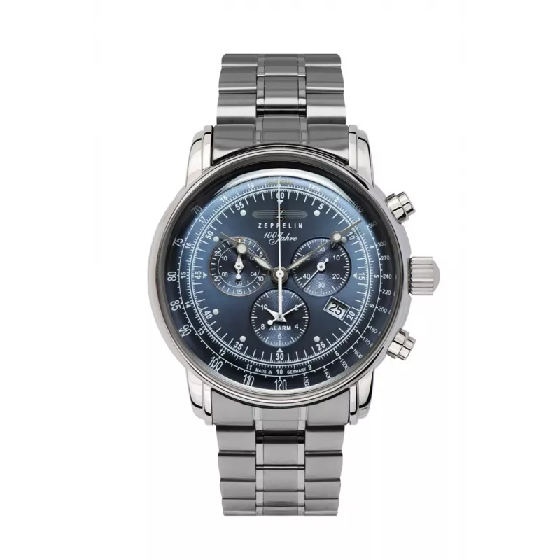 Quartz horloge Zeppelin 100 Jahre 7680MB3 zwart