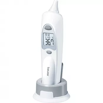 Contact-oorthermometer Beurer FT58 — wit, contactmeting, geheugen, °C/°F, AAA-batterij