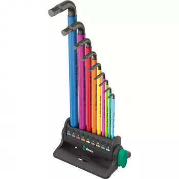 Wera 05133165001 inbussleutelset L-vormig metrisch 9-delig