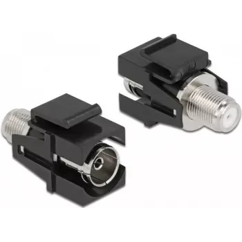 Keystone-module IEC-bus naar F-bus zwart DeLOCK 86855