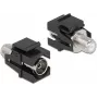 Keystone-module IEC-bus naar F-bus zwart DeLOCK 86855