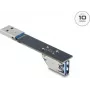 USB Type-A gender-changer-adapter DELOCK 67422, Type-A naar Type-A, zwart