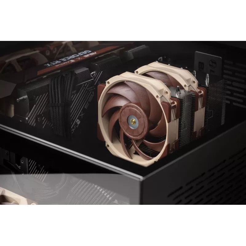 Ventilator Noctua NF-A12X25R PWM 12 cm beige bruin 2000 RPM 102,1 m³/u