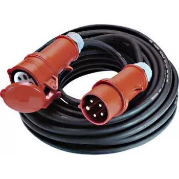 Stroomkabel Bachmann 347.171 zwart rood 10 m